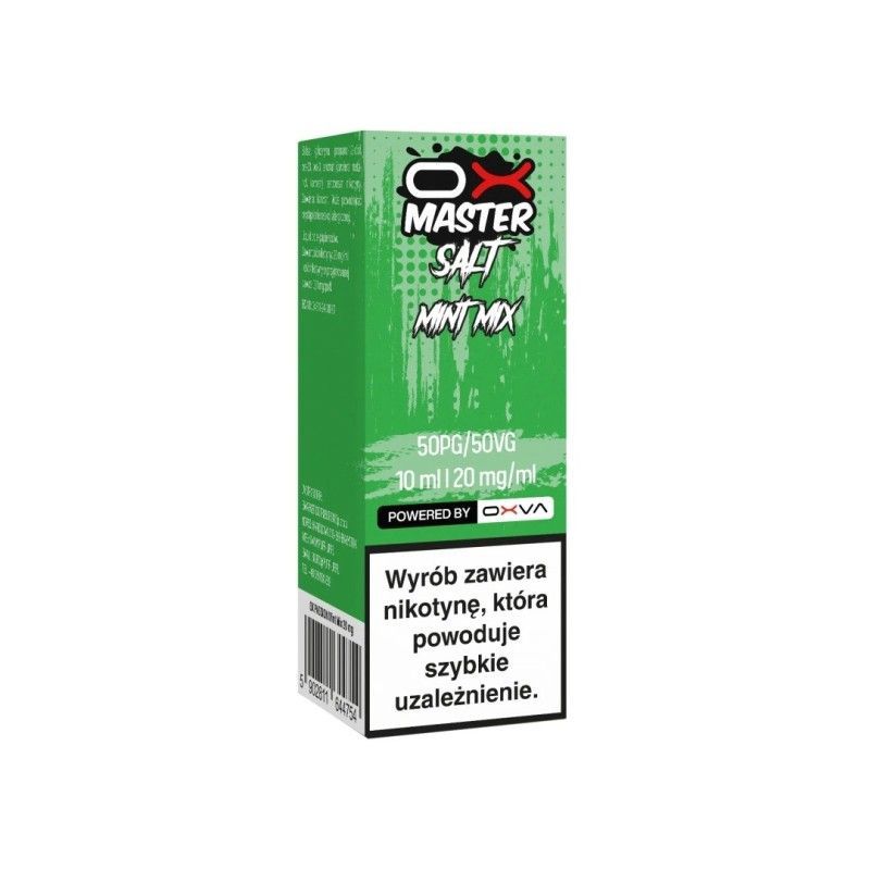Liquid OXVA OX Master Salt - Mélange de Menthe 20mg | Bigvapoteur