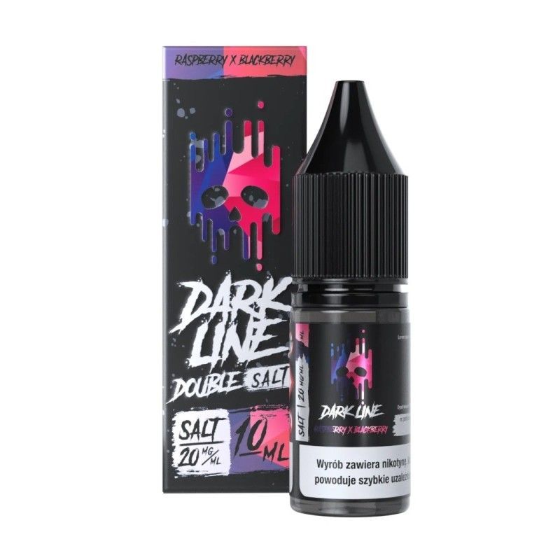 Liquid DARK LINE DOUBLE SALT 10ml - Raspberry Blackberry 20mg | Bigvapoteur