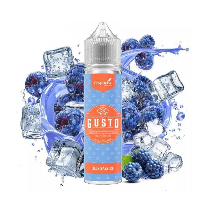 Longfill Omerta 10/60ml - Goût Blue Razz Ice | Bigvapoteur