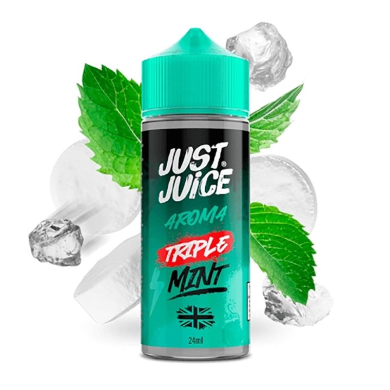 Longfill Just Juice Mint Range - Triple Mint Flavor 24/120ml | BigVapoteur