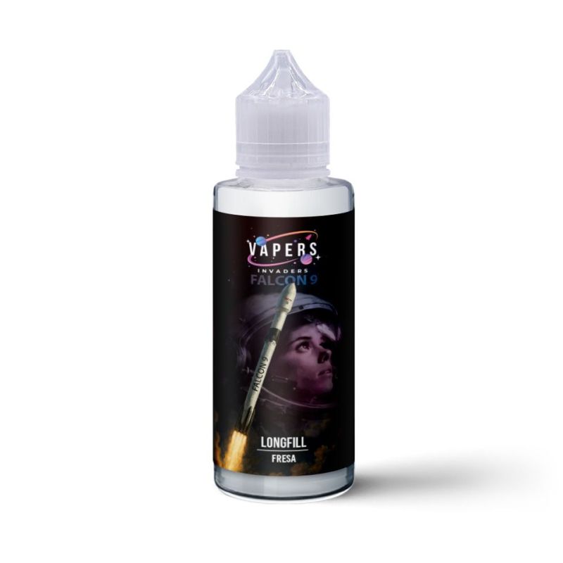 Longfill Vapers Invaders FALCON 9 - Fresa 10/140ml | BigVapoteur