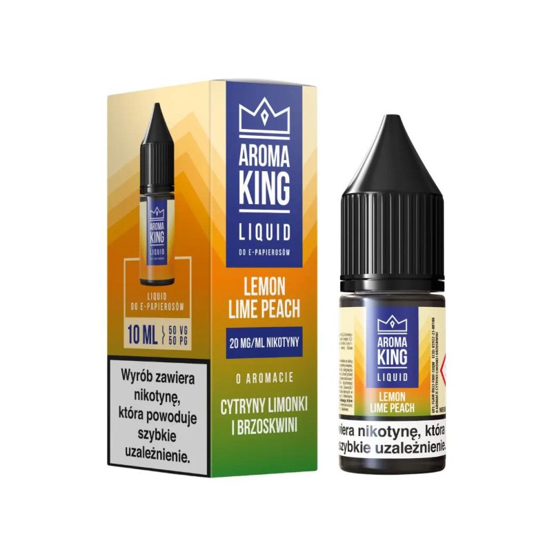 Aroma King Salt V2 - Lemon Lime Peach 20mg 10ml | BigVapoteur