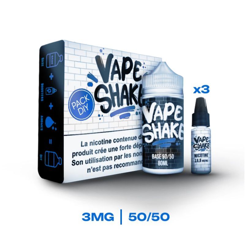 Pack Diy 3MG 50/50 - 200ML - Vape Shake | BigVapoteur