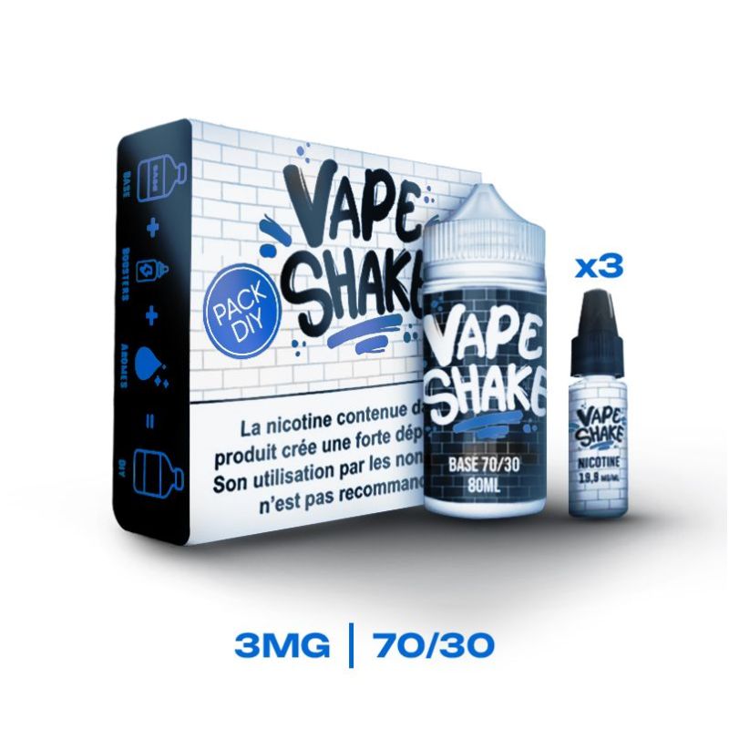 Pack Diy 3MG 70/30 - 200ML - Vape Shake | BigVapoteur