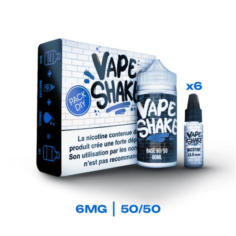 Pack Diy 6MG 50/50 - 200ML - Vape Shake | BigVapoteur