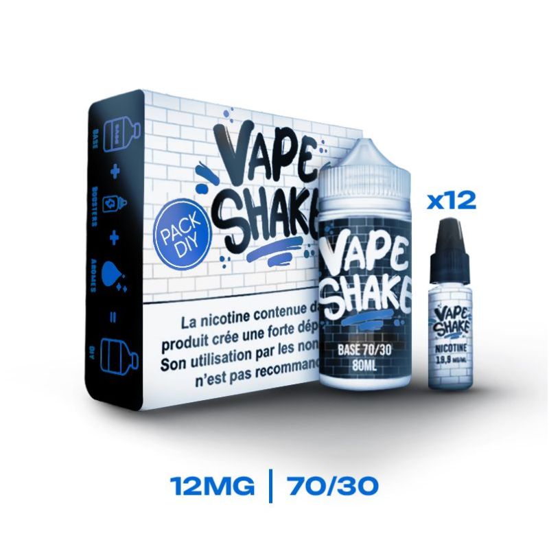 Pack Diy 12MG 70/30 - 200ML - Vape Shake | BigVapoteur