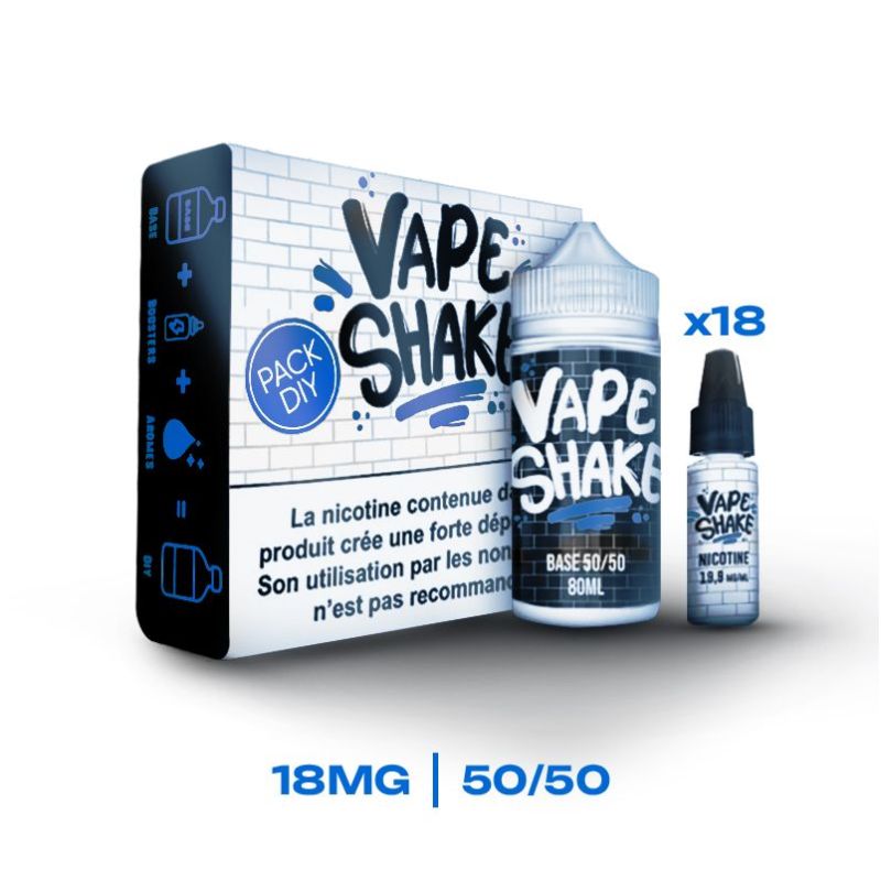 Pack DIY - 18MG 50/50 200ML - Vape Shake | BigVapoteur