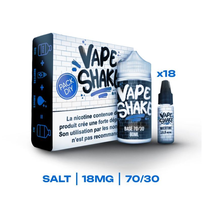 Vape Shake Pack DIY - 18MG SALT 30/70 200ML | BigVapoteur