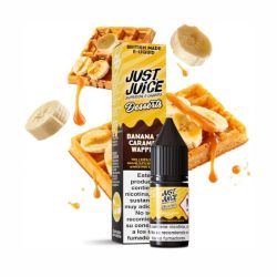 E-Liquide Just Juice Bar Desserts Salt - Banana Caramel Waffle 20mg 10ml | BigVapoteur