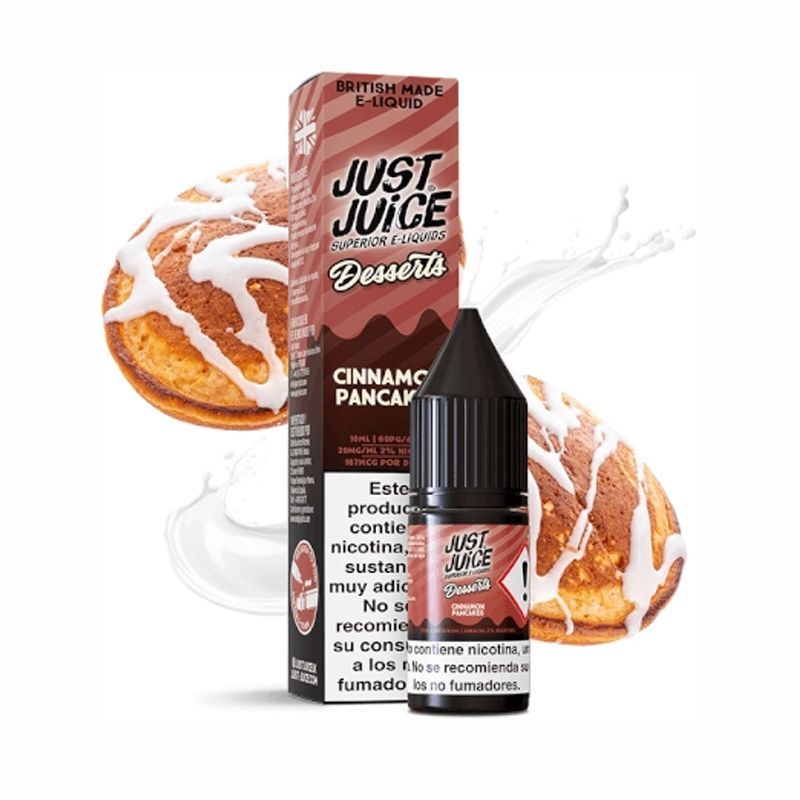 Liquid Just Juice Bar Desserts Salt - Cinnamon Pancakes 20mg 10ml | BigVapoteur