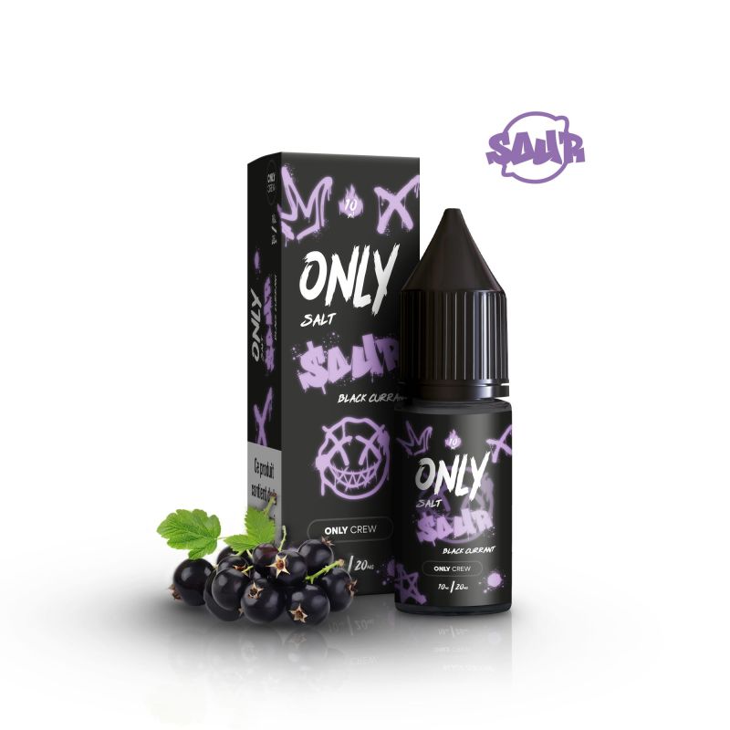 Only Sour Salt - Black Currant 20mg 10ml | BigVapoteur