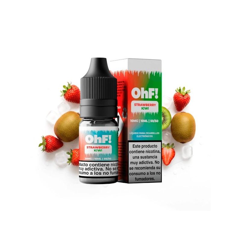 Liquid OhF! Salts Ice - Strawberry Kiwi 10mg 10ml | BigVapoteur