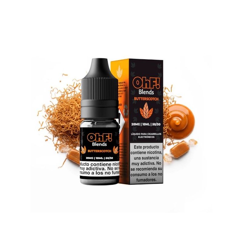 Liquid OhF! Salts Blends - Butterscotch 10mg 10ml | BigVapoteur