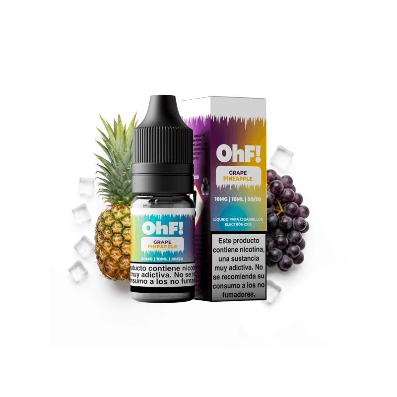 Liquid OhF! Salts Ice - Grape Pineapple 10mg 10ml | BigVapoteur