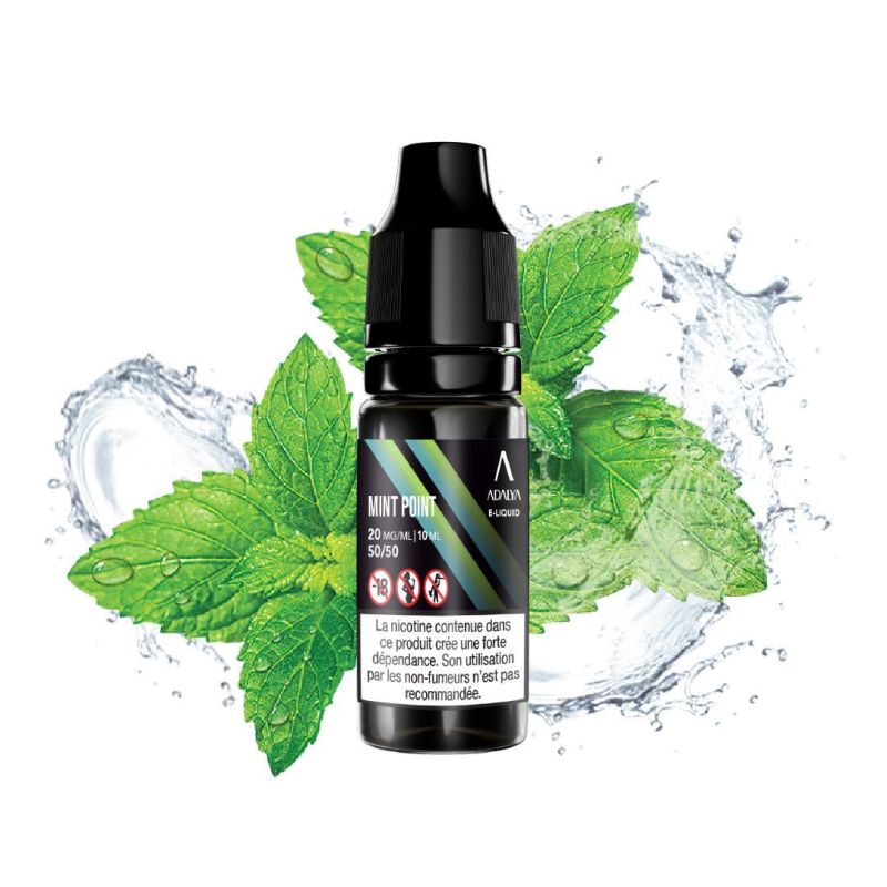 Liquid ADALYA Salt 10ml - Mint Point 20mg | BigVapoteur