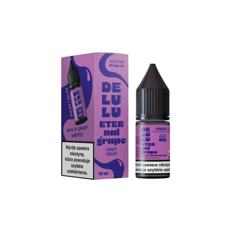 E-Liquide Delulu Salt - Eternal Grape 20mg 10ml | BigVapoteur