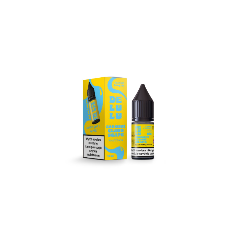 E-Liquide Delulu Salt - Coconut Cloudscape 20mg 10ml | BigVapoteur
