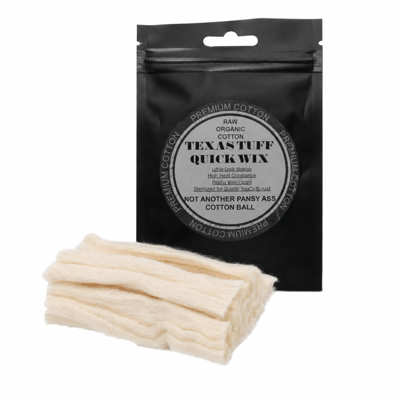 Coton Texas Tuff Quick Wix Cotton | BigVapoteur