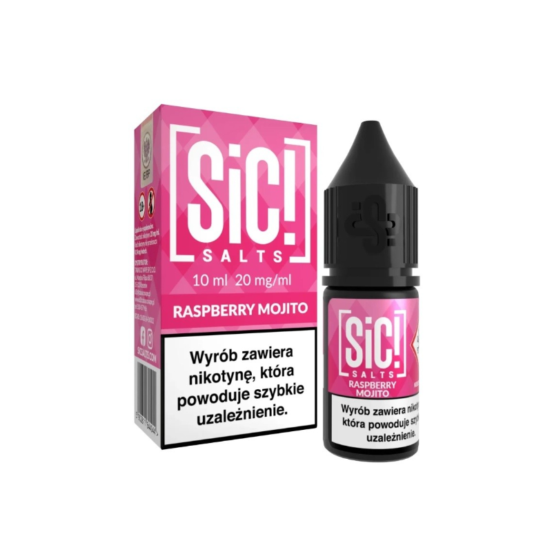 Liquid Sic Salts 10ml - Raspberry Mojito 20mg | BigVapoteur