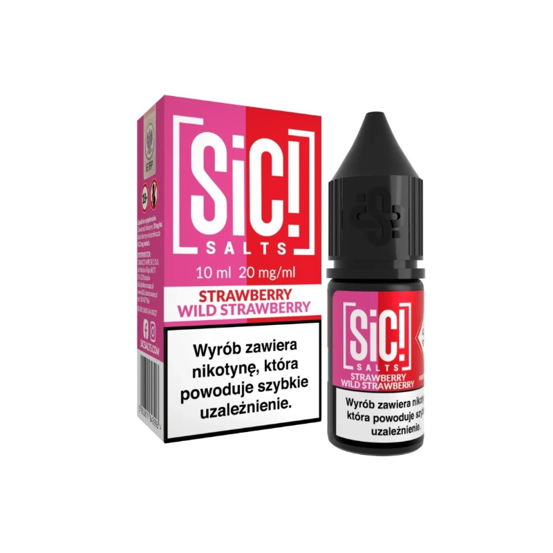 Liquid Sic Salts 10ml - Strawberry Wild Strawberry 20mg | BigVapoteur