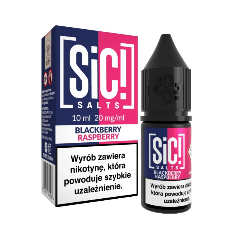 Liquid Sic Salts 10ml - Blackberry Raspberry 20mg | BigVapoteur