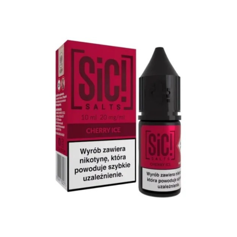 Liquid Sic Salts 10ml - Cherry Ice 20mg | BigVapoteur