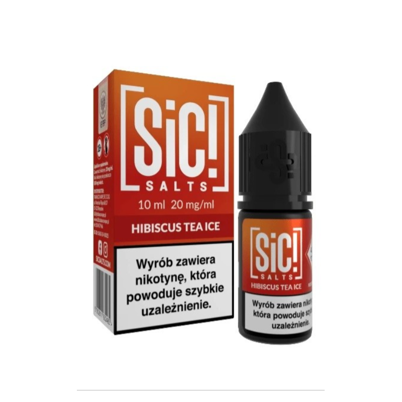 Liquid Sic Salts 10ml - Hibiscus Tea Ice 20mg | BigVapoteur
