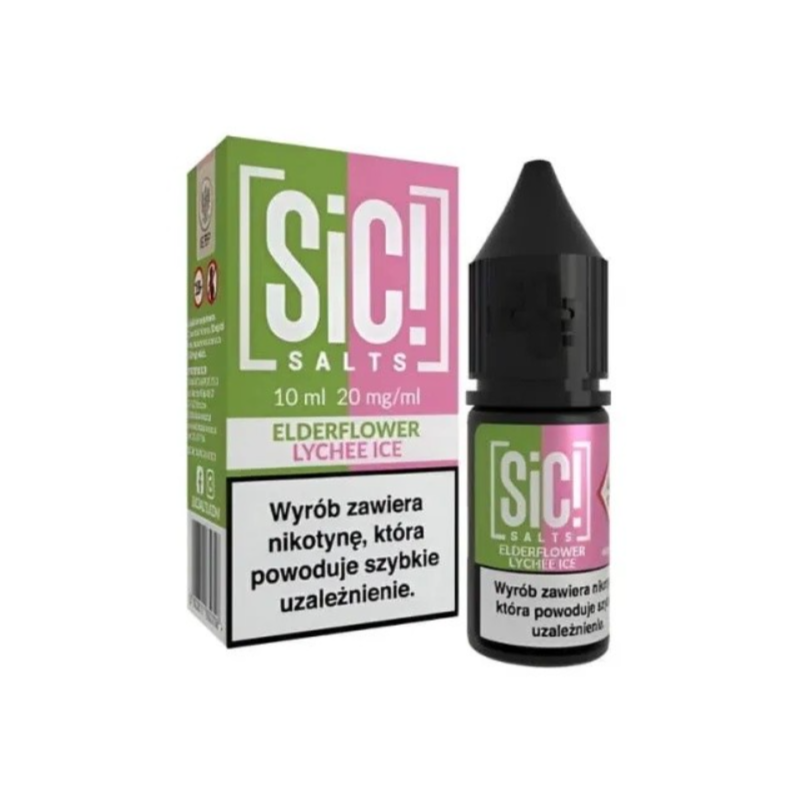 Liquid Sic Salts 10ml - Elderflower Lychee 20mg | BigVapoteur