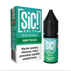 Liquid Sic Salts 10ml - Mint Tea Ice 20mg | BigVapoteur