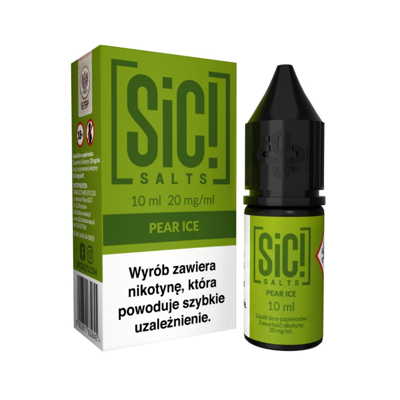 Liquid Sic Salts 10ml - Pear Ice 20mg | BigVapoteur