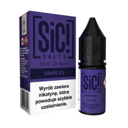 Liquid Sic Salts 10ml - Grape Ice 20mg | BigVapoteur