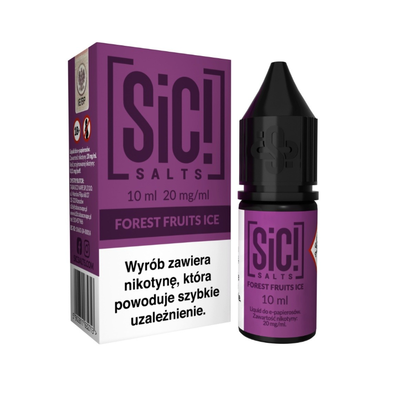 Liquid Sic Salts 10ml - Forest Fruits Ice 20mg | BigVapoteur