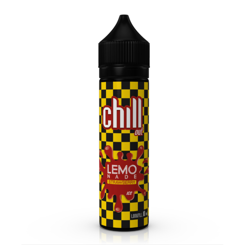Longfill Chill Out - Lemoniada Truskawka Ice 10/60ml | BigVapoteur