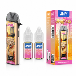 JNR JPuff 47K Summer Peach Ice 20mg Puff Kit + 2 Salt E-Liquids 10ml| BigVapoteur