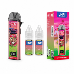 JNR JPuff 47K Strawberry Kiwi 20mg Puff Kit + 2 Salt E-Liquids 10ml | BigVapoteur