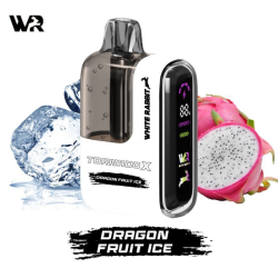 RandM Tornado X White Rabbit 25K Dragon Fruit Ice 20mg Puff Kit + 2 Salt E-Liquids 10ml | BigVapoteur