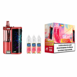 Zestaw Puff JNR Meteorite 100K Strawberry Watermelon Ice 20mg + 4 Liquidy 10ml | BigVapoteur