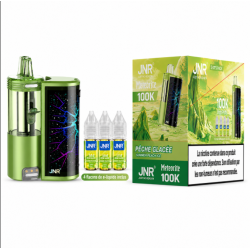 Zestaw Puff JNR Meteorite 100K Summer Peach Ice 20mg + 4 Liquidy 10ml | BigVapoteur