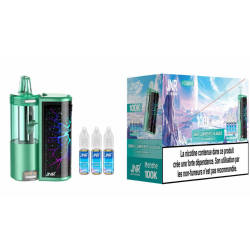 Zestaw Puff JNR Meteorite 100K Wild Berries Ice 20mg + 4 Liquidy 10ml | BigVapoteur