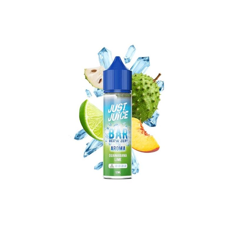 Longfil Just Juice Below Zero - Guanabana & Lime 12/60ml Bigvapoteur