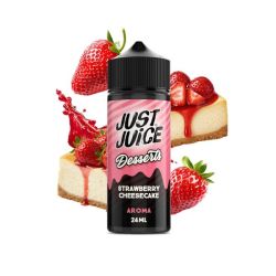 Longfill Just Juice Desserts Strawberry Cheesecake 24/120ml Bigvapoteur