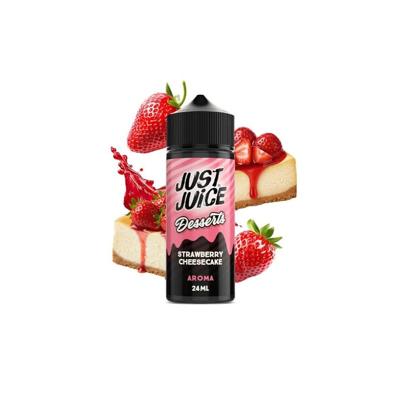 Longfill Just Juice Desserts Strawberry Cheesecake 24/120ml Bigvapoteur