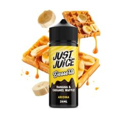 Longfill Just Juice Desserts Banana Caramel Waffle 24/120ml Bigvapoteur