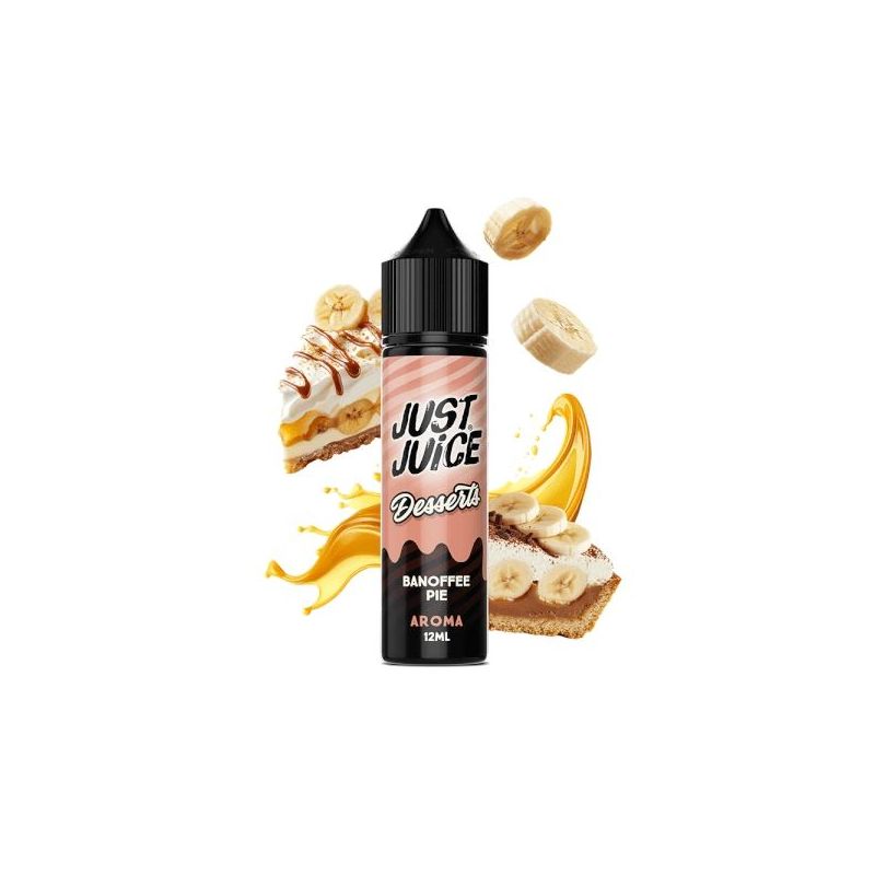 Longfill Just Juice Desserts Banoffee Pie 12/60ml Bigvapoteur