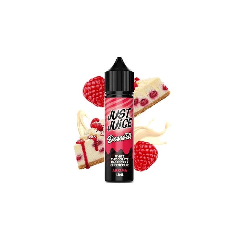 Longfill Just Juice Desserts White Chocolate Raspberry Cheesecake 12/60ml Bigvapoteur