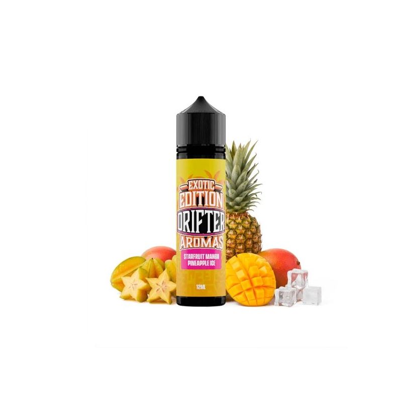 Longfill Drifter Exotic Starfruit Mango Pineapple Ice 12/60ml Bigvapoteur