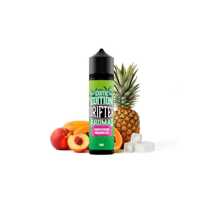 Longfill Drifter Exotic Papaya Peach Pineapple Ice 12/60ml Bigvapoteur