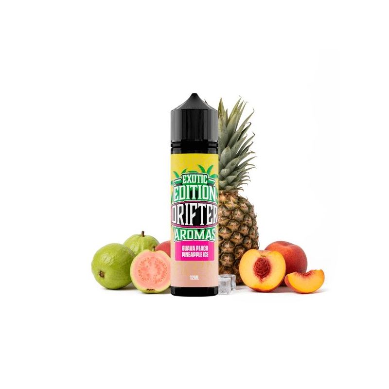 Longfill Drifter Exotic Guava Peach Pineapple Ice 12/60ml Bigvapoteur