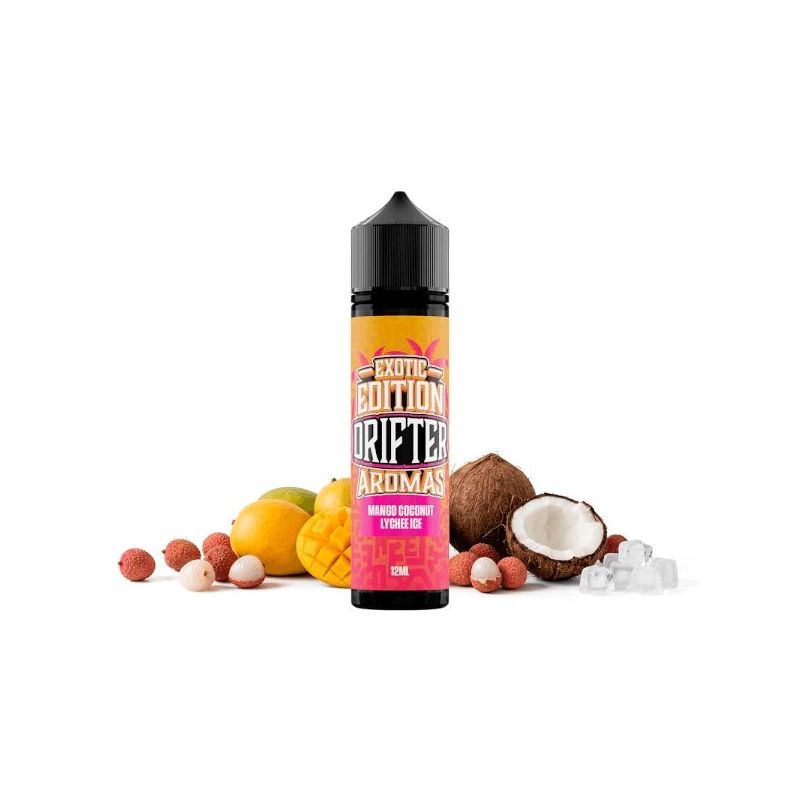 Longfill Drifter Exotic Mango Coconut Lychee Ice 12/60ml Bigvapoteur