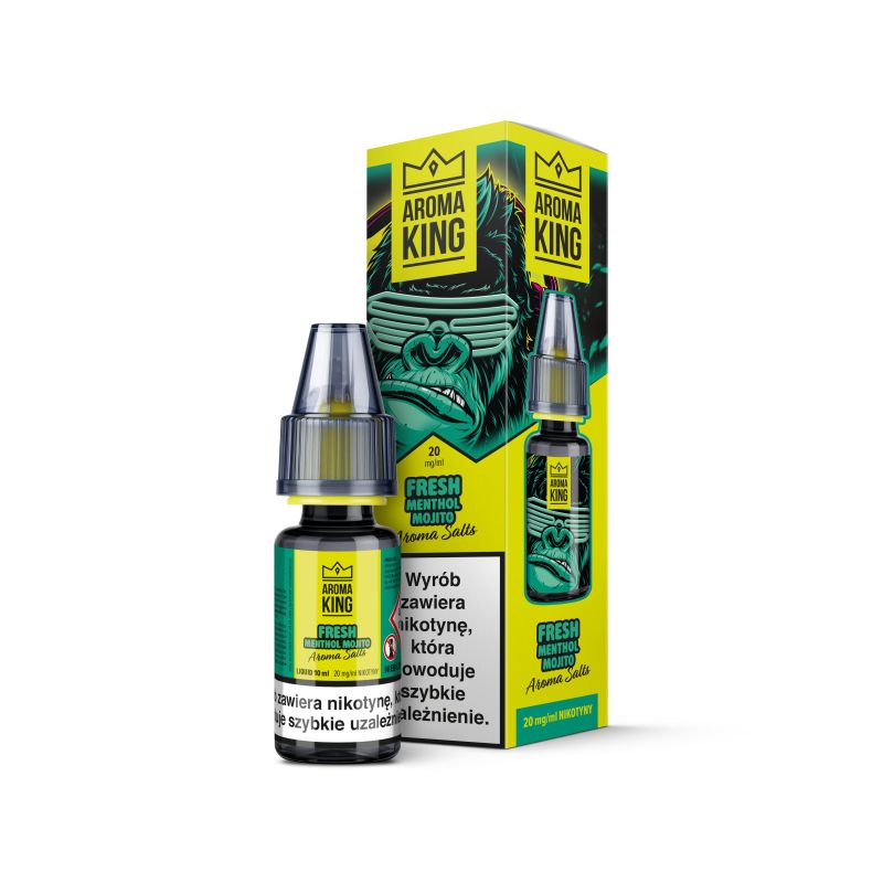 Liquid Aroma King Gorilla Salt - Fresh Menthol Mojito 20mg 10ml Bigvapoteur